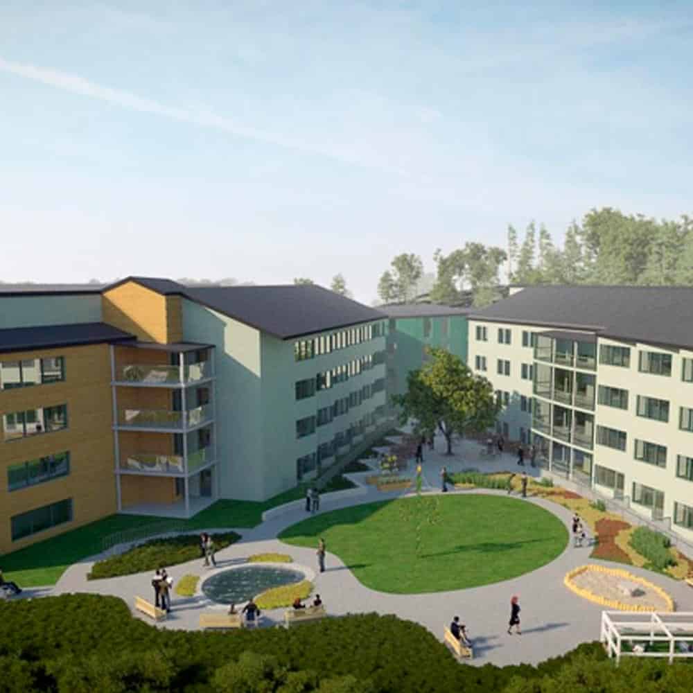 Halleborgs äldreboende – modern trygghetsmiljö